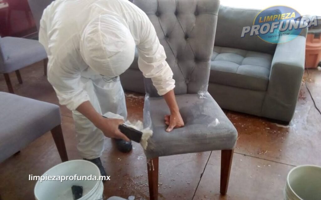 lavado de sillas