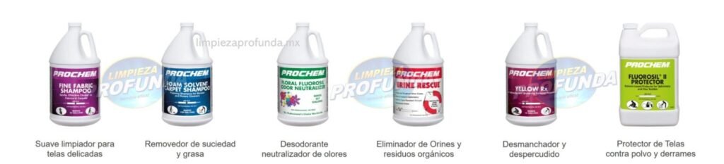 productos para lavado de salas